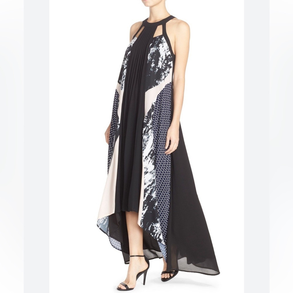⚫️ ADELYN RAE | Nordstrom Adelyn Rae Cutout Mixed Media Maxi Dress small​​